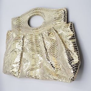 80's Retro Kristine Gold Purse